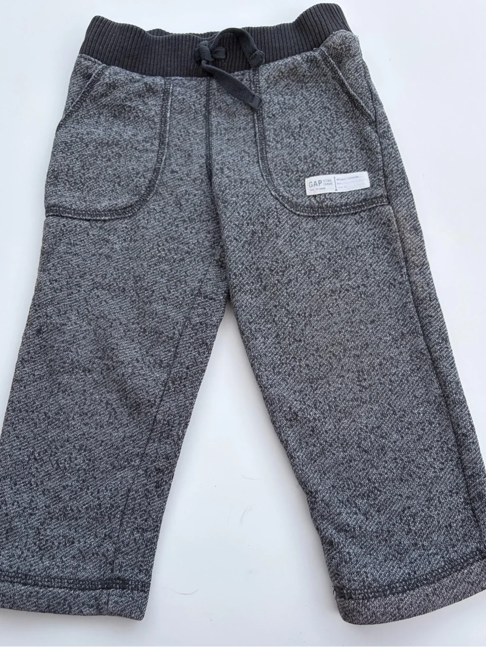 babyGap Toddler 18-24M Gray Marled Knit Pull-On Sweatpants
